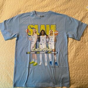 SLAM Dallas Wings Graphic T-Shirt (never worn)